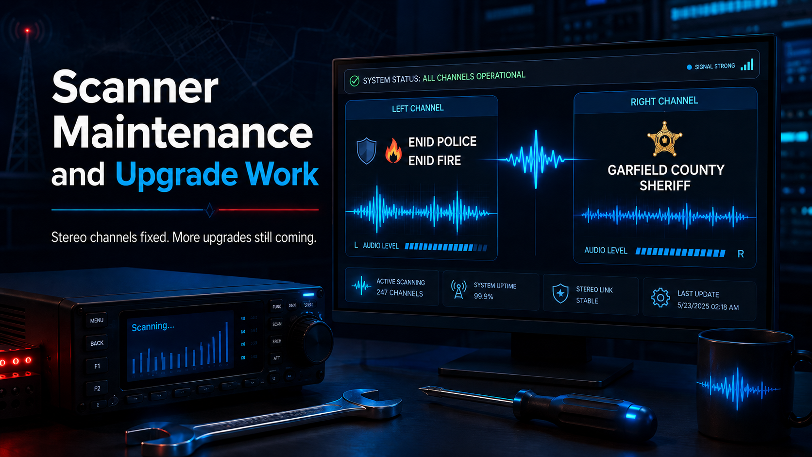 Scanner Maintenance and Upgrade Work